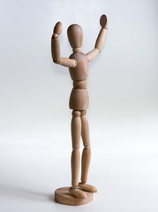 Human Model on a white background