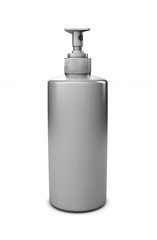 3d Illustration of Realistic Cosmetic bottle can sprayer container.