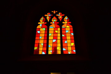 stained glass window 