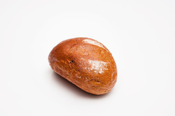 Loaf of brown bread.
