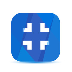 Obraz premium Geometric App Icon