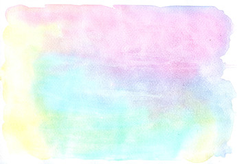 Light and soft watercolor pattern 