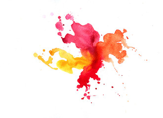 Watercolor texture of stains