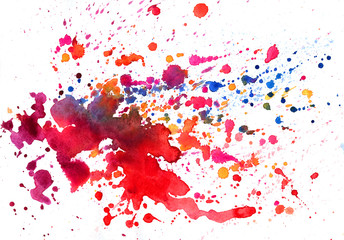 Watercolor texture of stains