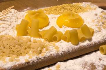 flour eggs sugar wheat pasta bows