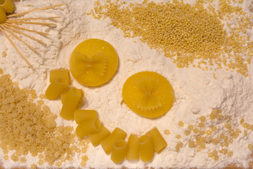flour eggs sugar wheat pasta