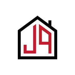 simple initial logo pentagon house