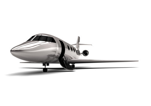 Private jet  / 3D render image representing an private jet 