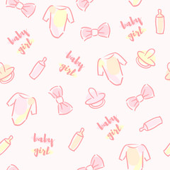 Baby girl pattern.