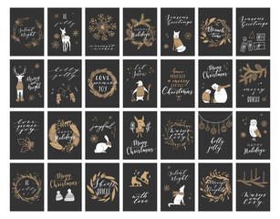 Christmas card collection.