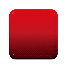 Red line button vector