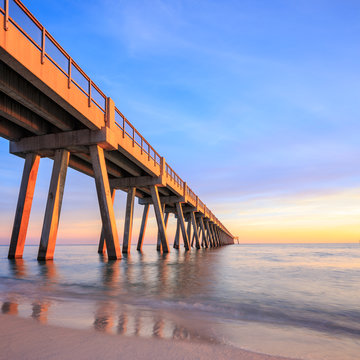 Ocean Pier Sunset