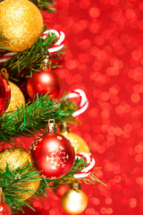 Red Christmas background