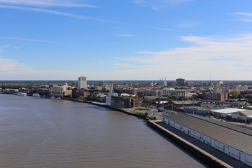 Fototapeta na wymiar Skyline of Savannah Georgia