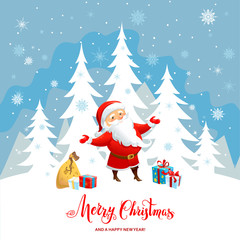 Winter Christmas background