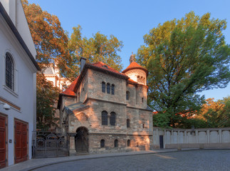 Old Jewish Cemetery in Prague. The largest Jewish cemetery in Europe, situated in the close...