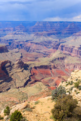 Landscape from Grand Canyon south rim, USA