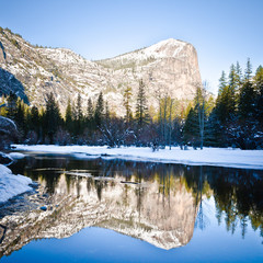 Mirror Lake in Yosemite National Park 