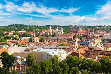 Foto op Canvas Vilnius cityscape © Sergii Figurnyi