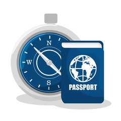 compass travel device isolated icon vector illustration design