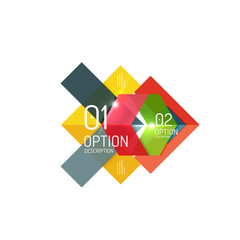 Vector business infographics, option select