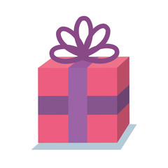 gift birhtday present icon vector illustration design