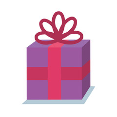 gift birhtday present icon vector illustration design