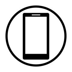 Smartphone icon. Device gadget technology and electronic theme. Isolated design. Vector illustration