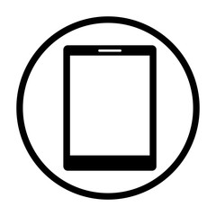 Tablet icon. Device gadget technology and electronic theme. Isolated design. Vector illustration