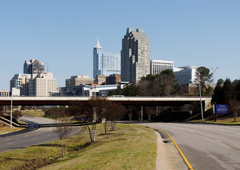 Skyline of Raleigh North Carolina