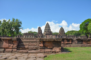 Naklejka premium PHIMAI HISTORICAL PARK.Prasat Hin Phimai Historical Park In Thailand