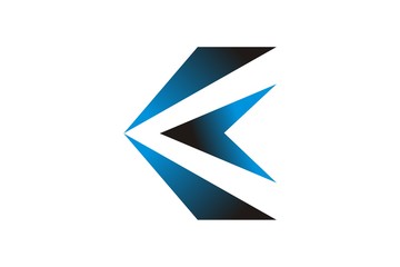 Logo Arrow or K letter Abstract