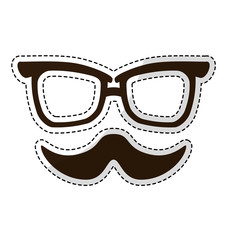 hipster man icon image vector illustration design 