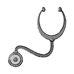 Stethoscope icon. Medical health care hospital and emergency theme. Isolated design. Vector illustration