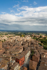 Fototapeta na wymiar overview of Siena