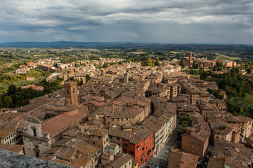 Naklejka premium overview of Siena