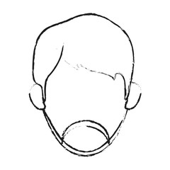 Man icon. Male avatar person people and human theme. Isolated design. Vector illustration