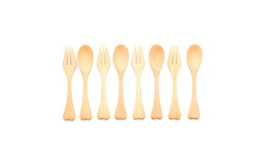 wood spoon and fork