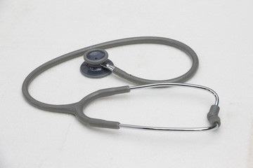 stethoscope in white background