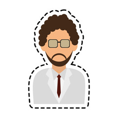 Doctor icon. Medical health care hospital and emergency theme. Isolated design. Vector illustration