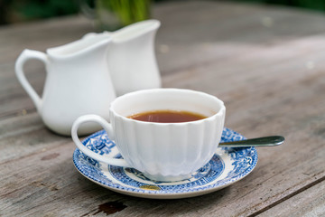 english tea on the table