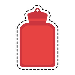 Water bag icon. Medical health care hospital and emergency theme. Isolated design. Vector illustration