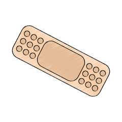Bandage icon. Medical health care hospital and emergency theme. Isolated design. Vector illustration
