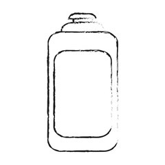 Hair cream icon. Hair salon supply utensil and barbershop theme. Isolated design. Vector illustration