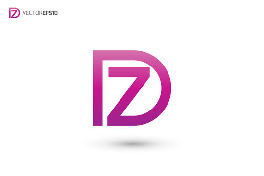DZ Letter Logo Design With Shopping Bag Icon. The Concept Of A Modern  Online Shopping Logo Royalty Free SVG, Cliparts, Vectors, and Stock  Illustration. Image 164599073.