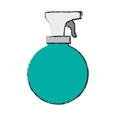 Water atomizer icon. Hair salon supply utensil and barbershop theme. Isolated design. Vector illustration