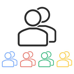 Account - vector icon.