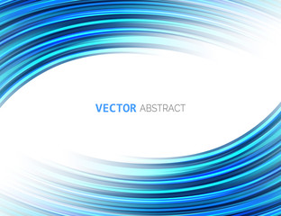 Vector. Abstract smooth background, curve composition.