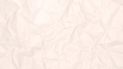Crumpled white paper texture or paper background for design with copy space for text or image.