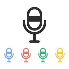 Microphone - vector icon.
